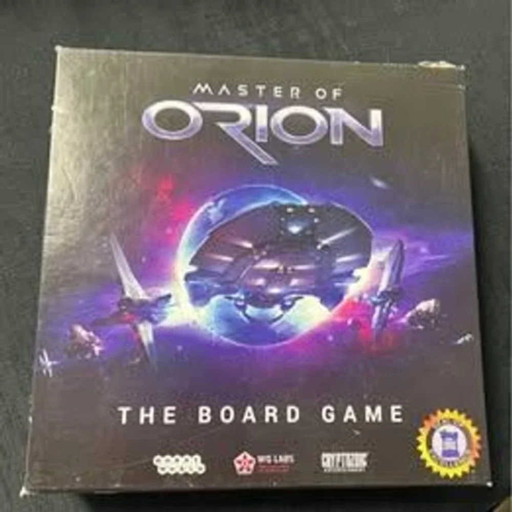 Master Of Orion The Board Game - COMPLETE BUT SOME BOX DAMAGE‎